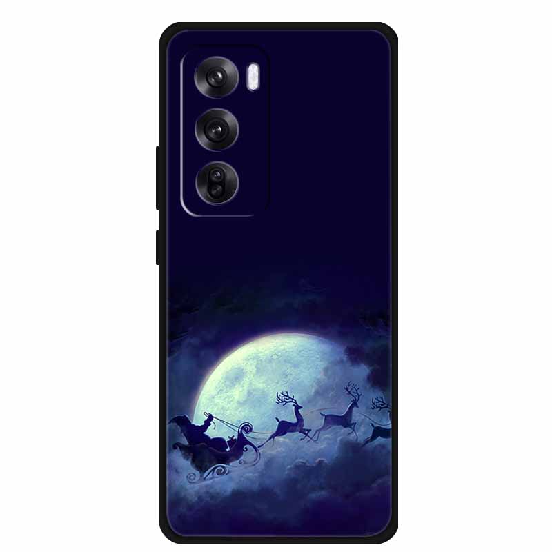 2024 Christmas Phone Cases For Oppo Reno12 Pro 6.7"Cases Soft TPU Silicone For Oppo Reno12 5G Cover Bumper Funda Reno12 12Pro 5G