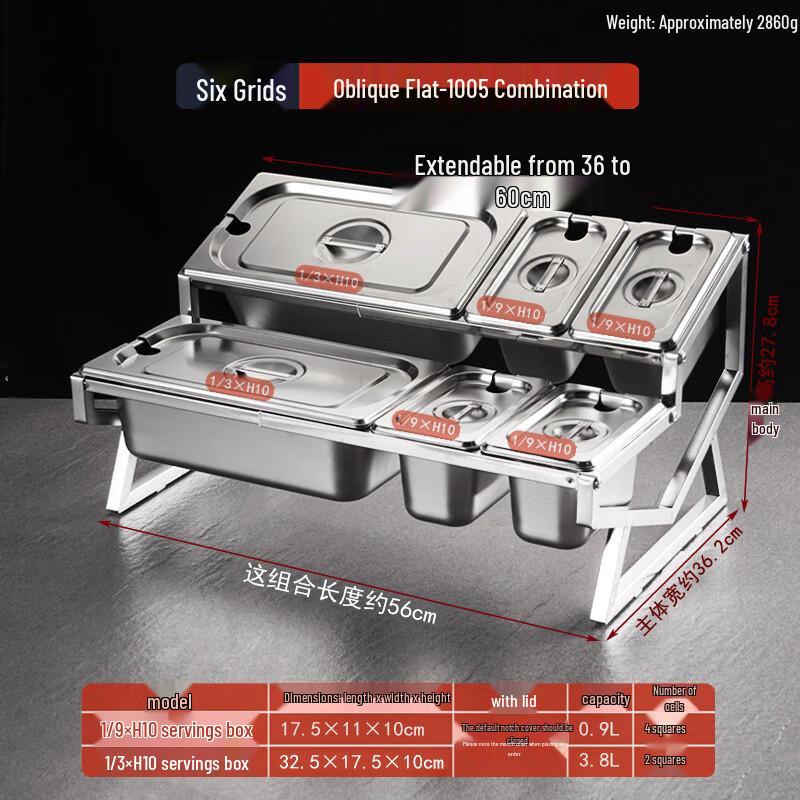 Stainless Steel Condiment & Ingredient Holder