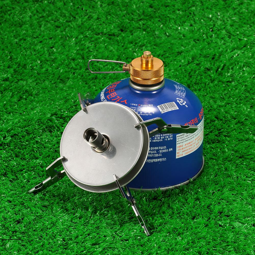 Lixada Camping Foldable Gas Stove Set with Gas Conversion Head Adapter