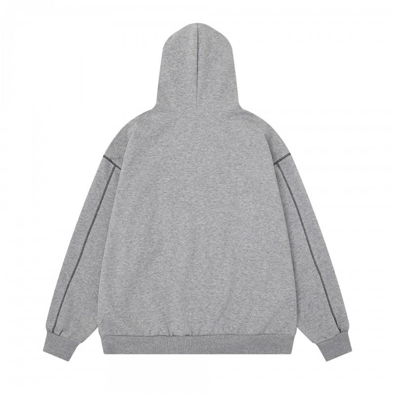 Mens Oversized Hooded Sweatshirt With Colorblock Design Streetwear Style Cotton Blend Loose Fit