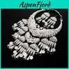 Vintage Pfau Anhänger Halskette mit Silberfinish für Boho Stil Schmuckliebhaber