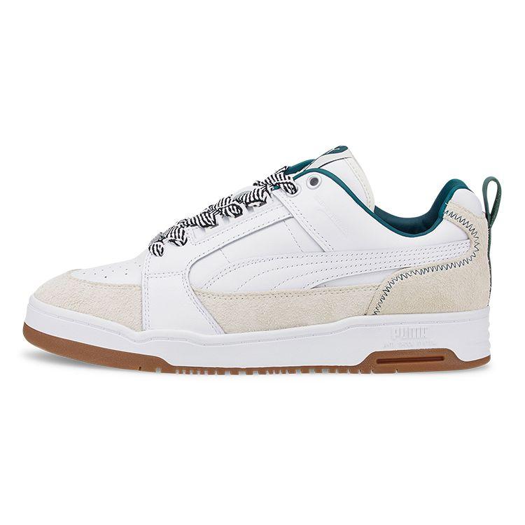 AMI x Puma Slipstream Lo White Green Gum Unisex Sneakers 387703-01 36