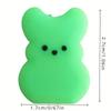 Colorful Easter Bunny Silicone Beads for DIY Crafts - Ideal for Pen Decoration & Jewelry Making, Festive Decorations, Silicone Craft Beads