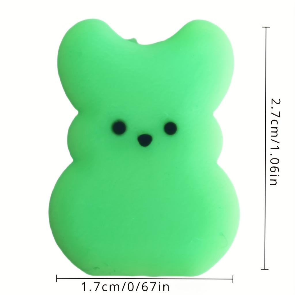 Colorful Easter Bunny Silicone Beads for DIY Crafts - Ideal for Pen Decoration & Jewelry Making, Festive Decorations, Silicone Craft Beads