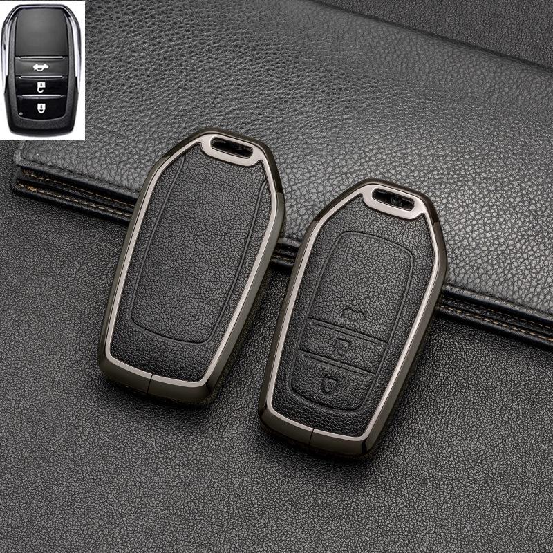 Full-Cover Metal Key Case for Toyota Corolla, RAV4, Rongfang, Wilanda, Levin, Camry