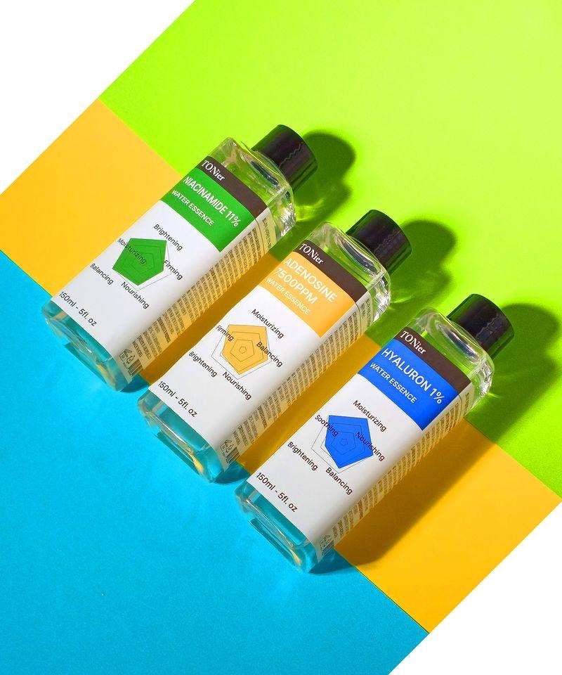 Water Essence 150ml 3 Types Hyaluronic Acid Niacinamide Adenosine 3 types of hyaluronic acid, niacinamide, adenosine