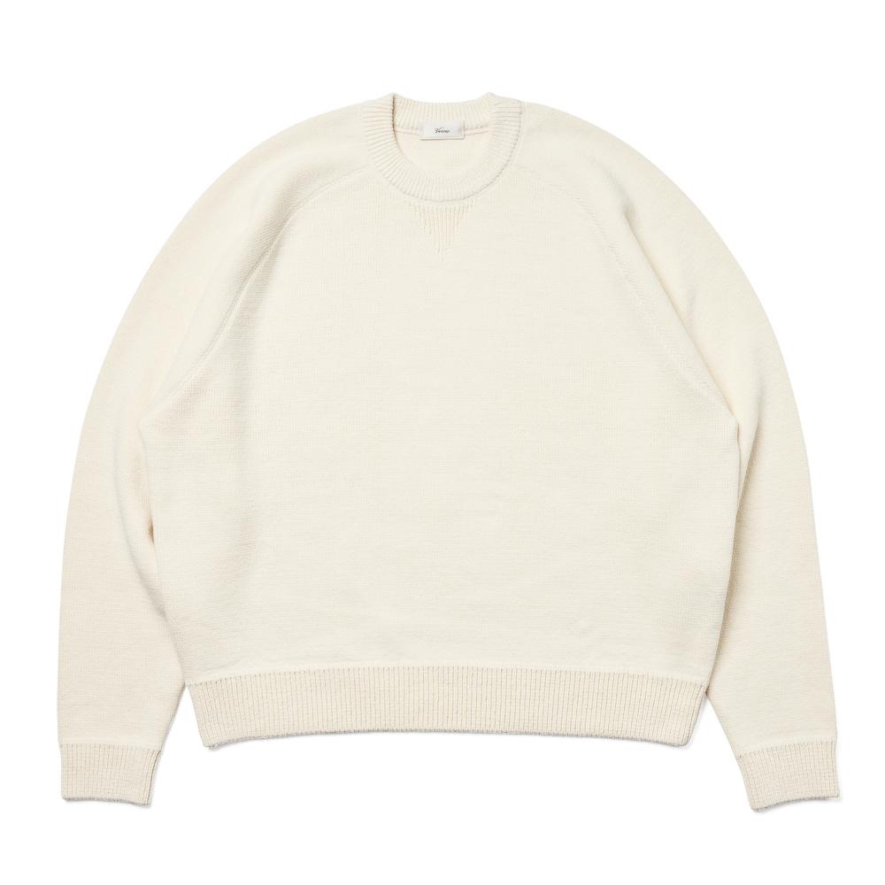 Berno [Casual] Sweat Knit Cream L