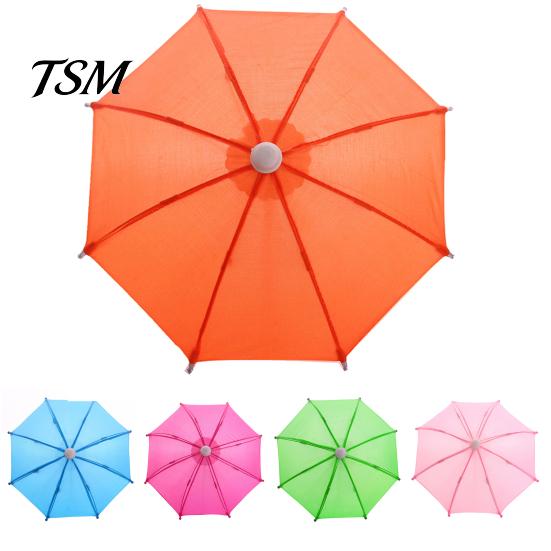 Home Decor Doll Umbrella Cute Decorative Solid Color Dollhouse Household Supplies Open Close Decoration Daily Use