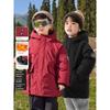 Right European Style Boys' Outdoor Cotton Jacket, Thickened Hooded Top, New Winter Children's Clothing, Baby Winter Clothes