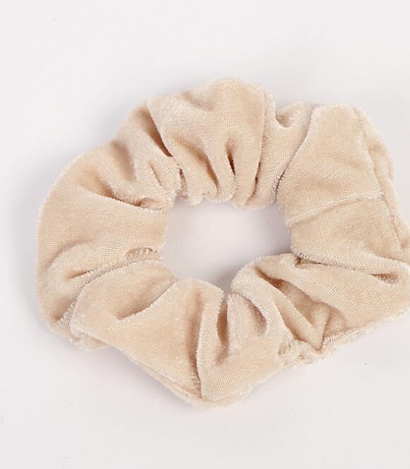 Women Solid Color Elastic Hair Bands Tie Rope for Hairdressing