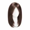 Synthetic Head Top Fake Hair Piece Hair Toppers Wigs with Bangs  Cover White Hair & Hairline
