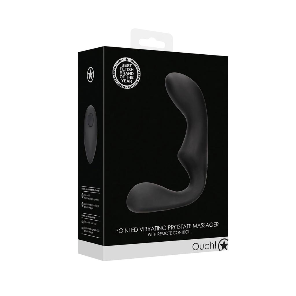 Ouch! - Pointy Vibrating Prostate Massager with Remote Control