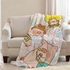 Blanket Throw Super Cosy Plush Cute Living L-LuLuS Piggy Room Sofa Couch Childish Cartoon Birthday The Gifts