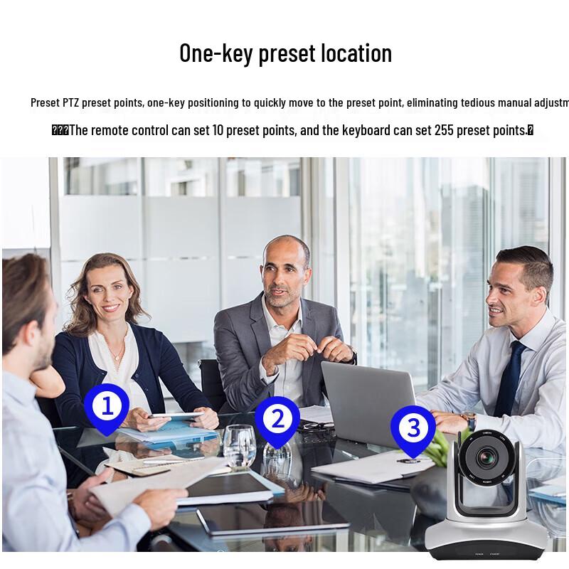 SHENGHUASHITONG 4K UHD Wireless PTZ Conference Camera (CN version)