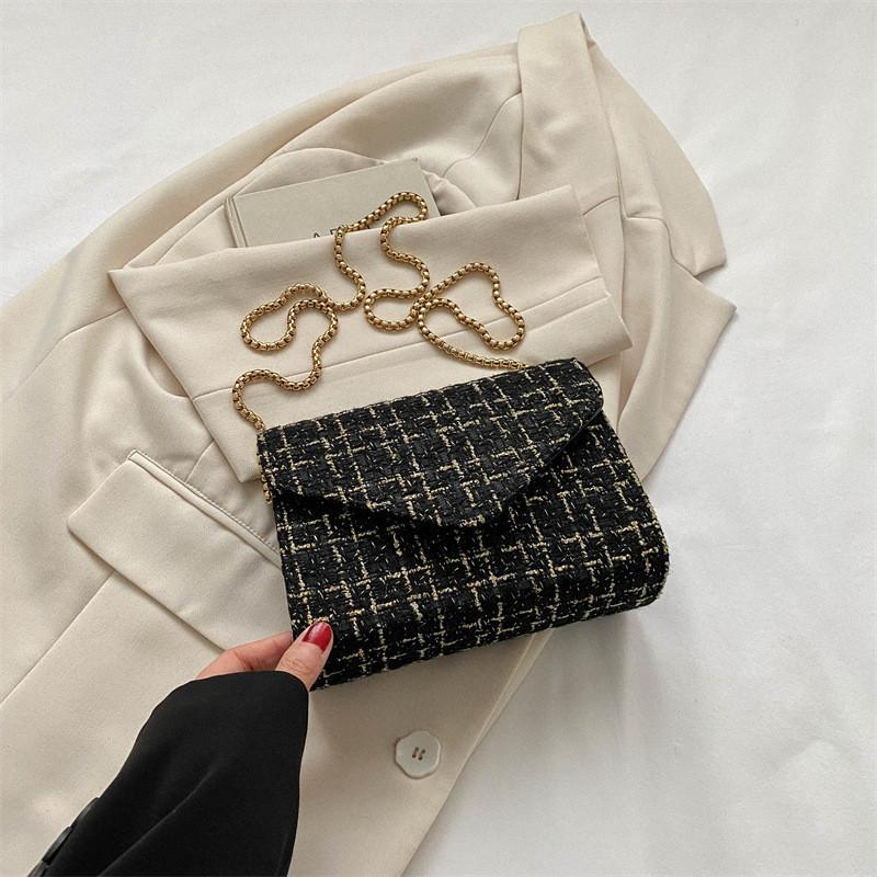 Fashionable Pu Leather Crossbody Bag Fall 2023 Trendy Shoulder Bag With Chain