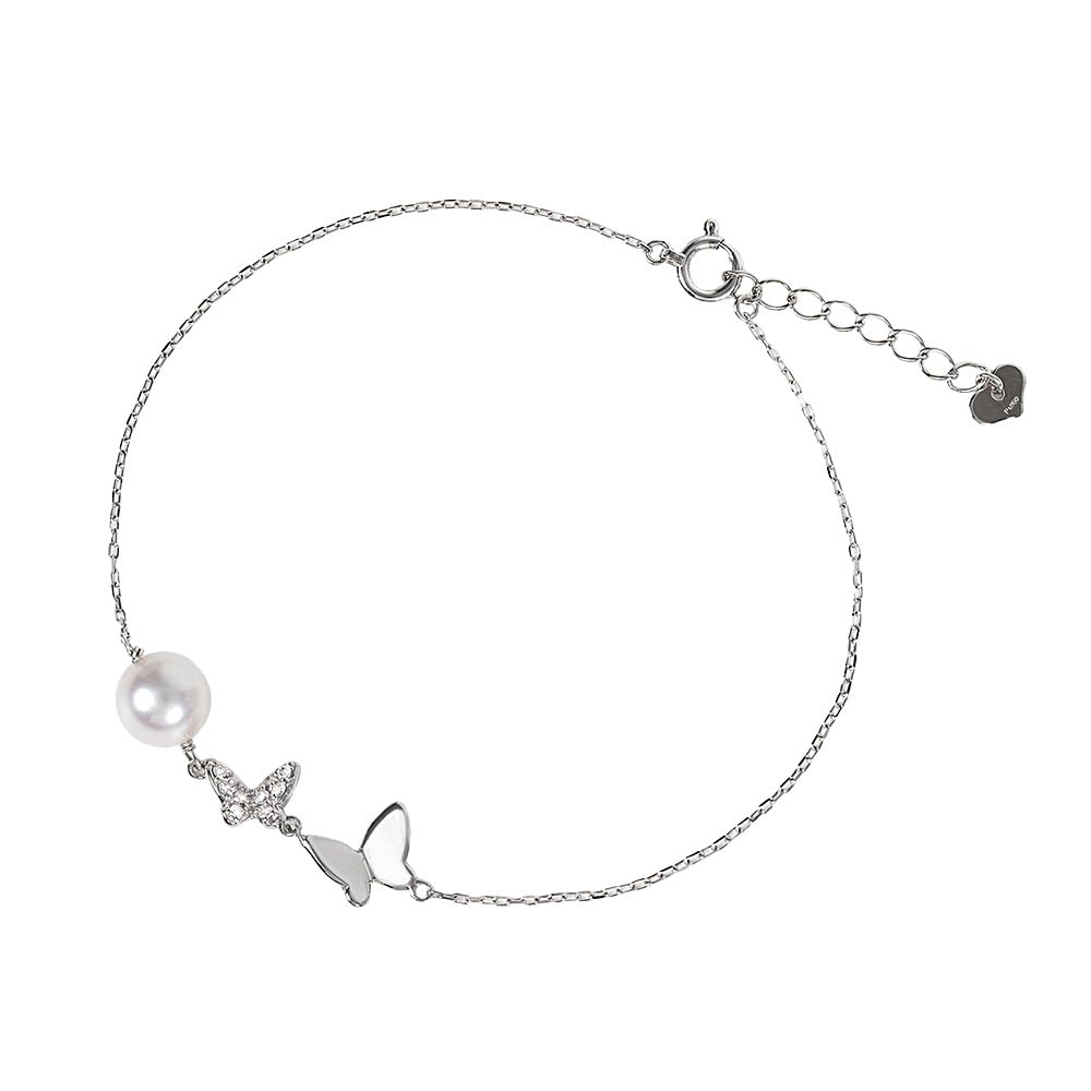 Euphoria Pearl Bracelet in Platinum for Women [Gift Wrapped]