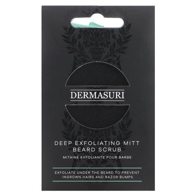 Dermasuri, Sakallı Erkekler İçin Yüz ve Boyun Peeling Eldiveni, 1 Eldiven