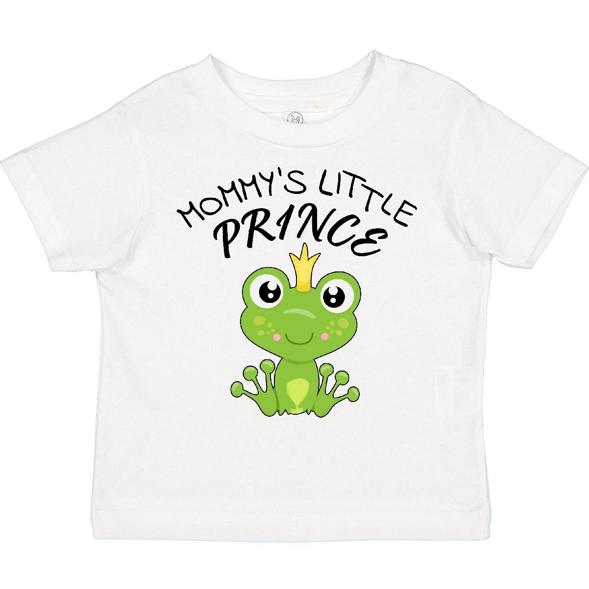 Inktastic Mommy s Little Prince- Cute Frog Toddler T-Shirt Frogs Mom Mother Son 100