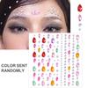 3D Strass Gezichtstattoo Stickers Voor Festival Glitter Make-up Sieraden Sticker Op Gezicht Kristallen Edelstenen Juwelen Diamanten Decoratie