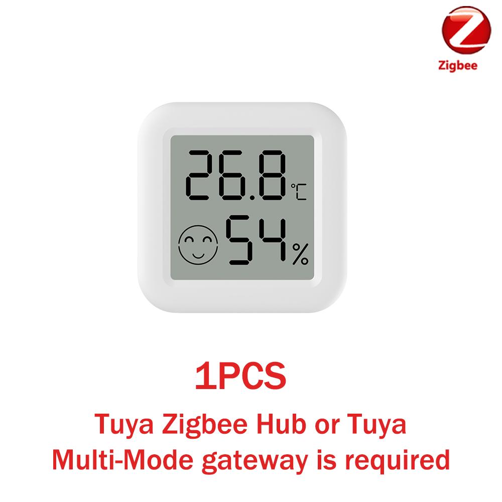 Zigbee 3.0 Smart Tuya Temperature Humidity Sensor APP Remote Control Thermometer For Smart Home Work With Alexa ZHA Zigbee2Mqtt