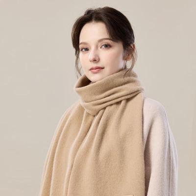 Women's Thickened Warm Cashmere Knit Scarf WR125