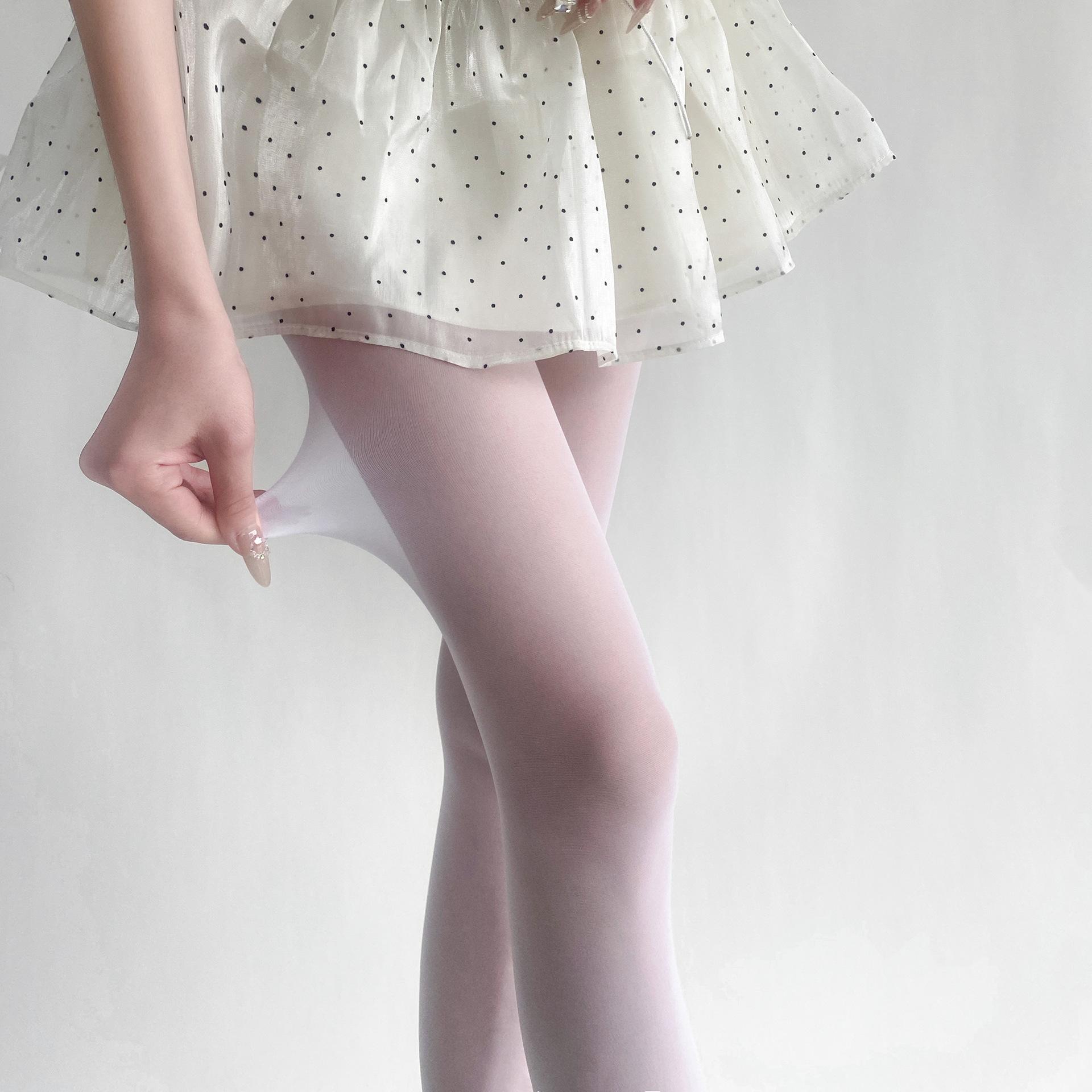 

Сексуальные женские колготки бархатные ультратонкие нейлоновые чулки до бедра колготки женское сексуальное нижнее белье чулочно-носочные изделия конфетных цветов боди чулки One Size белый