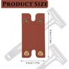 Single Piece Cover for Razor Heads, Designed to Protect Double Edge Razors,Ideal for Men Using Butterfly Shavers,Snap Closure