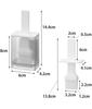 Yamazaki Magnetic Oil Brush, White, W6 x D4.2 x H14.4cm, Tower Series, Dishwasher Safe, Floating Storage, Silicone, 1676