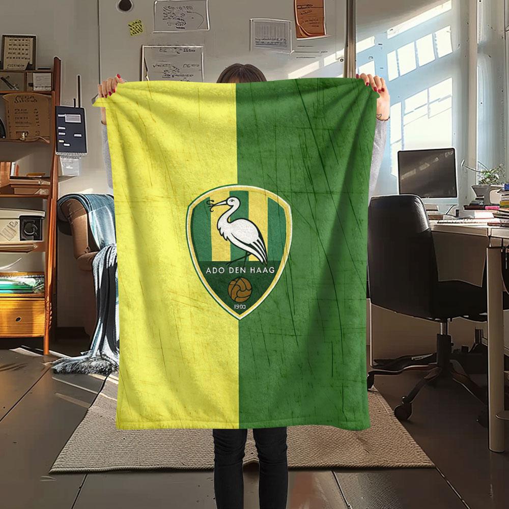 1PC ADO Den Haag Patterned Flannel Blanket Suitable For All Seasons for Home Decor Warmth and Comfort Gifts Holiday Present
