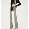 Women's High-Waisted Stretch Flare Jeans - Autumn Street Style