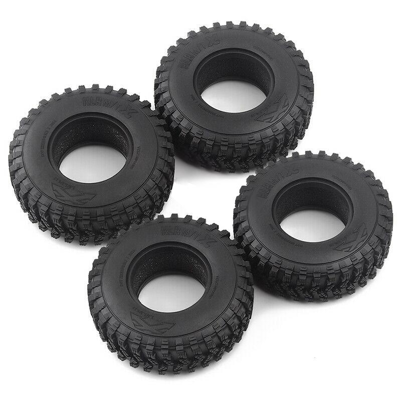106mm 19" Gummihjul For 110 Rc Bil Axial Scx10 Rc4wd D90 Tf2 Mst Tamiya Leke