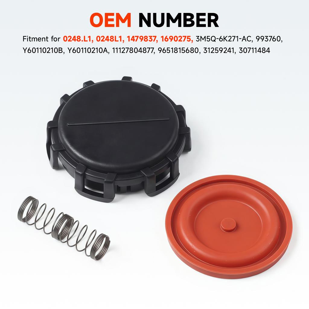 New Car PCV Valve Cover Kit For Ford C-MAX Fiesta VI Focus II Fusion Citroen Berlingo C2 C3 C4 Volvo Membrane Repair Accessories