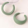 Geometric -Hoop Acrylic Earrings for Women, Colorful Candy Painted Statement Jewelry