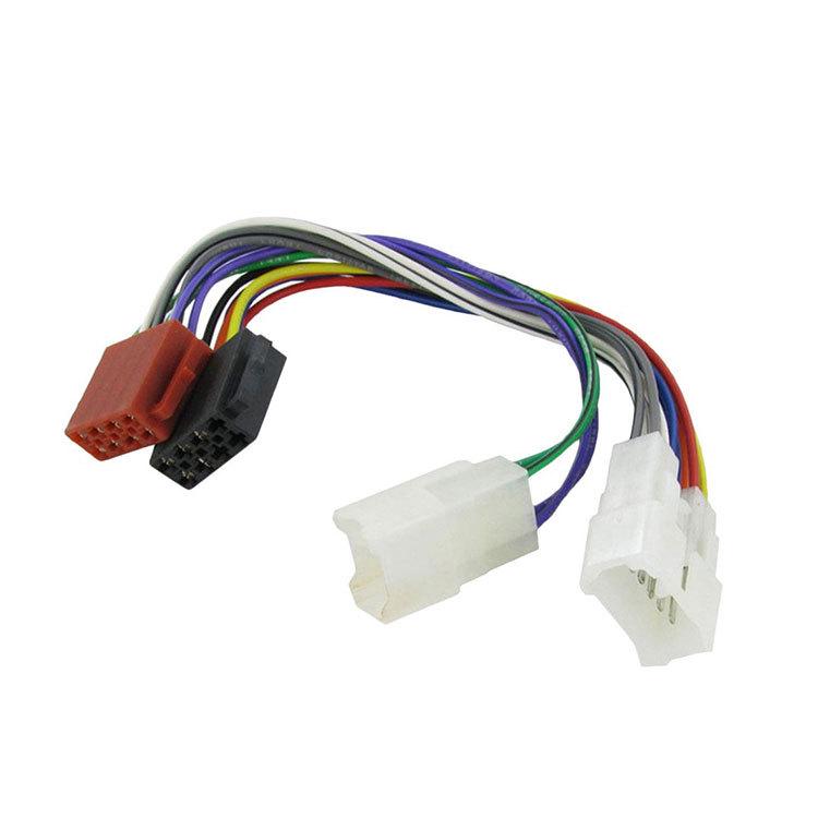 Universal ISO to Nissan Double-Head Adapter for Toyota, Hyundai, and Nissan CD Player Connection