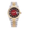REGINALD Brand Mens Dress Style Business Watch Steel Wristband Golden Men Quartz Watch Valentine's Day Present For Man