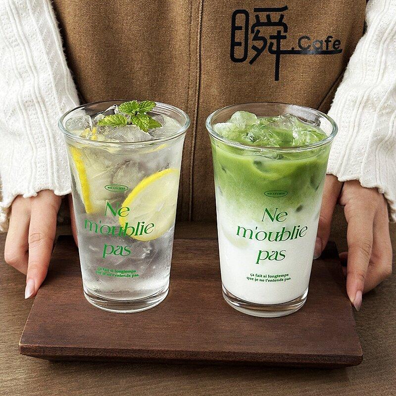 Summer Iced Coffee Cups Clear Glass Cup Milk Juice Water Cup Home Water Glasses Beer Tea Drinking Cup Cocktail Mugs