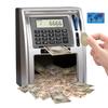 Cute ATM Piggy Bank for Adults and Children, Automatic, Fun, with Voice Function, Black, Multifunctional Electronic Piggy Bank, Holds Banknotes and Co