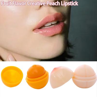 12 g Fruchtlippenstift, hochglänzend, feuchtigkeitsspendend, langanhaltend, reduziert abgestorbene Hautzellen, Erdbeere, Pfirsich, Zitrone, Tomate, aufhellender Lippenbalsam für den täglichen Gebrauch