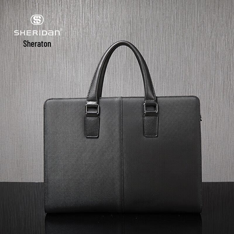 Мужской кожаный деловой портфель Sheraton