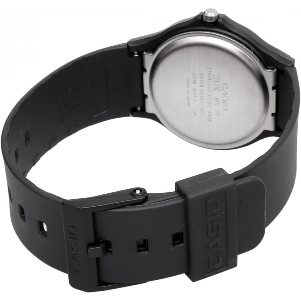 Casio Analog Watch Unisex Black Gold Mq 24 1el