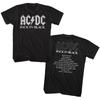 AC/DC Back In Black Album Black Rock and Roll Music Band TShirt