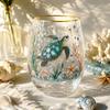 Transparent Embossed Glass Cup Bee Bird Pattern Mug Multi-Purpose Clear Milk Cup  Gifts
