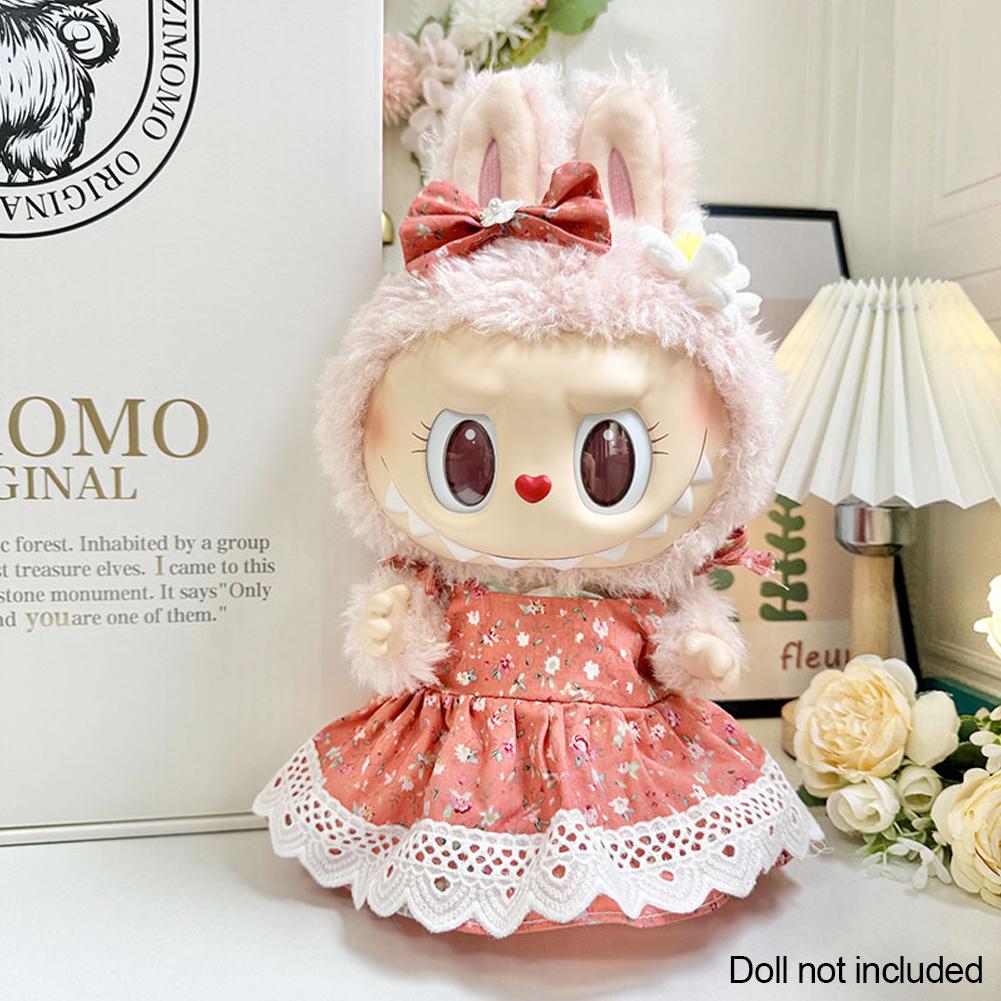 Pro 38cm panenky Labubu, oblečení pro panenky, módní oblečení, mikiny s kapucí, barevné sladění oblečení pro panenky, mikiny, doplňky pro panenky, roztomilé dekorace, malé hadříky