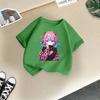 Children T-shirt Kids 100% Cotton Clothes Tops 2-13Y Loose-fit Casual Crew Neck Short-sleeve T-shirt