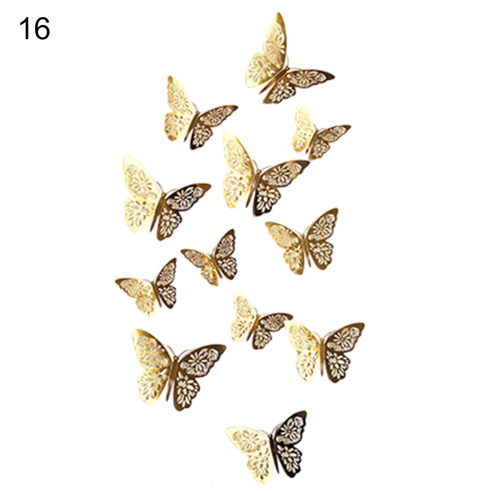 

TDStore 3D бабочка полые наклейки на стену наклейка DIY летающий съемный настенная роспись декор для спальни