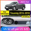 BGD1 GOLF 4 5 6 7 Hot 2026 For VW VOLKSWAGEN 2pcs Car Front Grill/Rear Emblem Lid Covers Logo Sticker For Touareg 2016-2018 Car Emble PC2