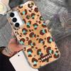 Vintage Pink Leopard Print Phone Case for Samsung Galaxy A55 A07 A17 A56 A36 A26 A16 A53 A06 A14 A24 A34 A54 A15 A12 A22 Cover