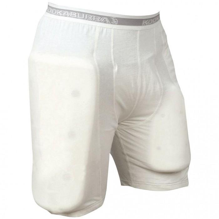 Kookaburra Shorts acolchoados de críquete adulto unissex S branco