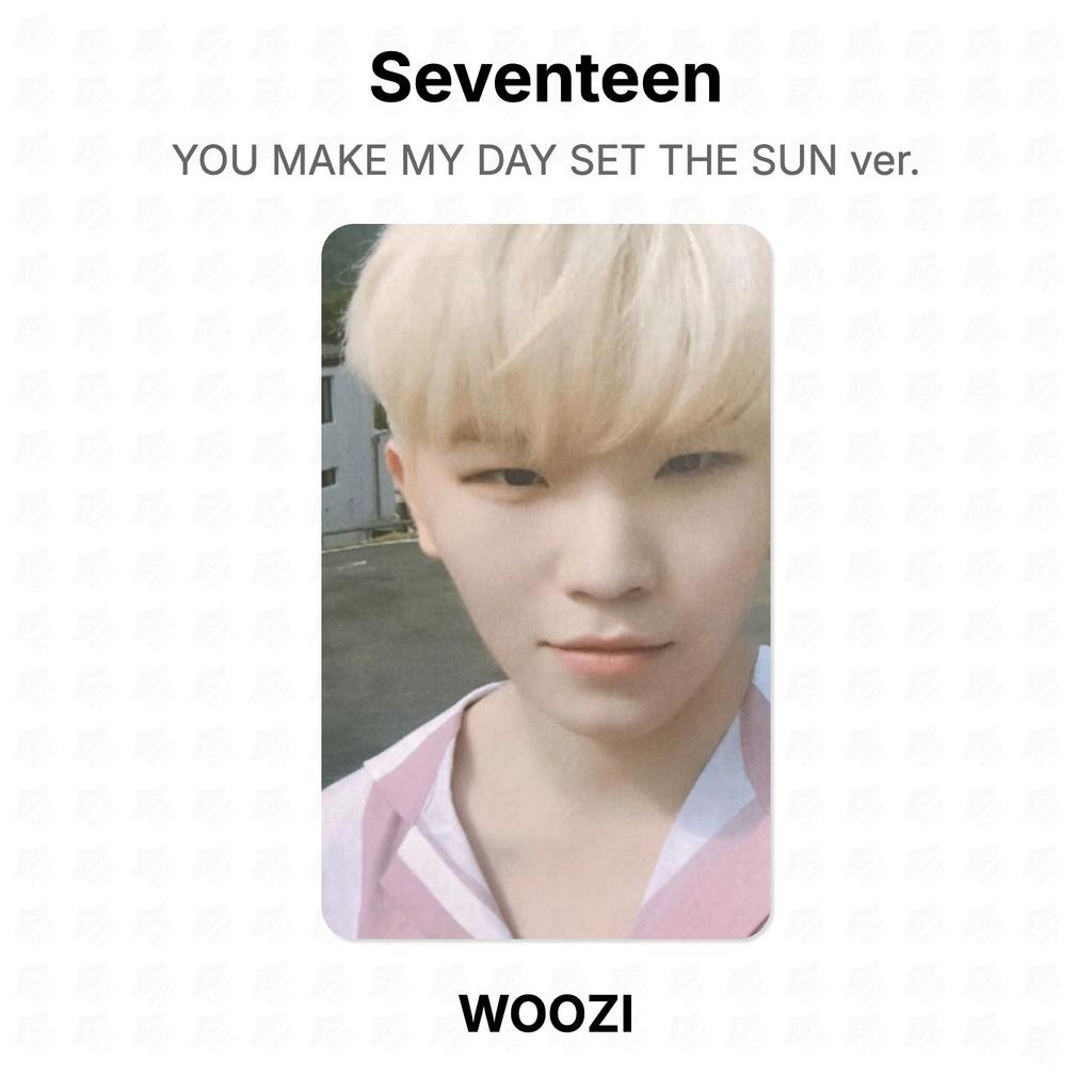 Seventeen YOU MAKE MY DAY SET THE SUN ver. Official Photocard