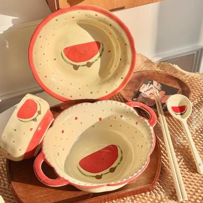 Ruhan Ceramic 5-Piece Single-Serving Dinnerware Set